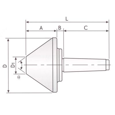 Drejepinol medløbende for rør 27-100 mm MK3 med 75° spidsvinkel 